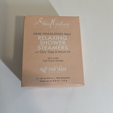 Shea Moisture Pink Himalayan Salt Shower Steamers Clary Sage  Neroli Oil -READ