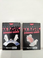Marvins Magic Miracle and Svengali Cards New Sealed Packs x 2