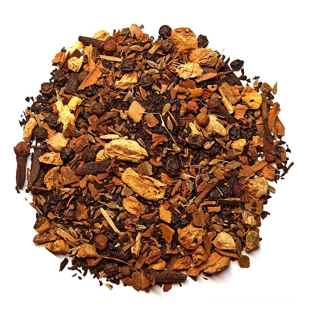 Spicy Chai - Gewürzteemischung mit schwarzem Tee - Kardamom-Zimt-Note -loser Tee