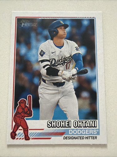 2025 Topps Heritage Shohei Ohtani 1976 Redefined #76R-16 Los Angeles Dodgers