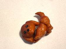 Vintage 1990s Littlest Pet Shop Brown Dog Mail Order Paw Points Kenner LPS