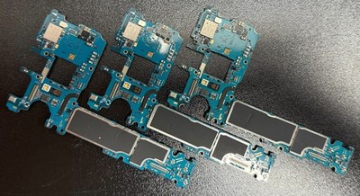 LOT OF 3 Galaxy S8 G950 Motherboard, Unknow Specs, Untested (FOR PARTS)