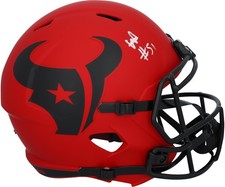 Will Anderson Jr. Houston Texans Autographed Riddell Rave Speed Replica Helmet
