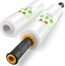TICONN Stretch Wrap Film Roll, 1,000ft Industrial 15 Inch includes 2 Handles