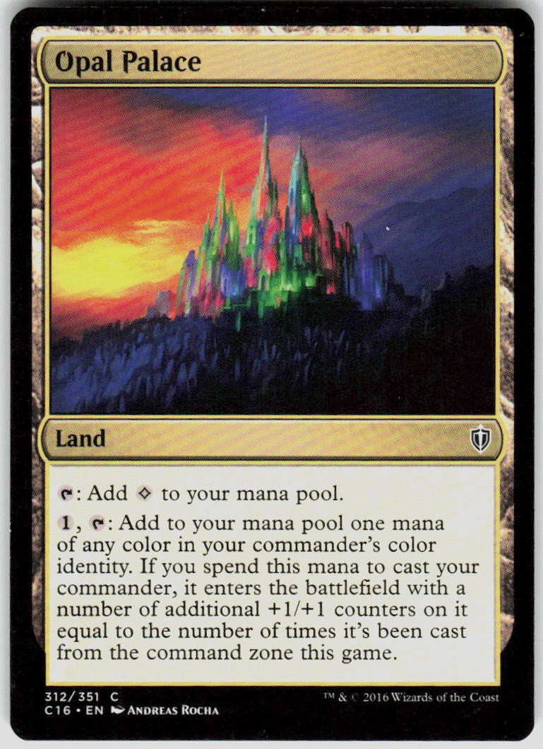 Opal Palace 312 Commander 2016 Magic the Gathering MTG