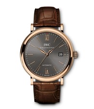 IWC Portofino IW356511 Automatic 18k Rose Gold 40mm Gray Dial Watch + Box/Papers