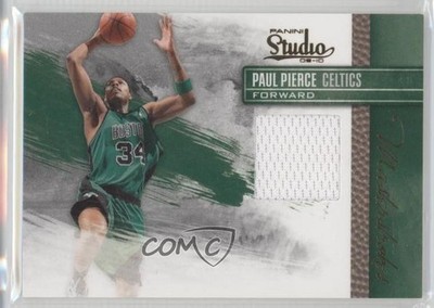 2009-10 Panini Studio Masterstrokes Materials 62/199 Paul Pierce #14 HOF uk2