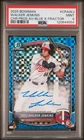 Walker Jenkins 2025 Bowman #CPA-WJ Auto Blue X-Fractor #/150 PSA 9 Twins