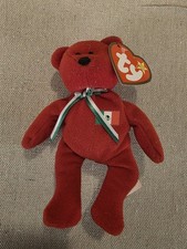 Ty Beanie Baby Osito Mexican Flag Bear 1999 Used