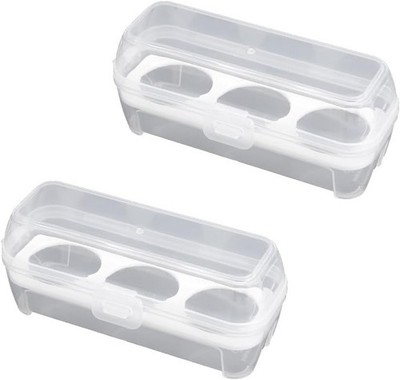 2 Pa Cping Egg Carrier 3 Grids Stora Container Portable Shoproof