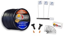 Dog Fence Wire Setup Kit - 500 Feet of 14 Gauge Wire, 50 Training Flags, 100 ...
