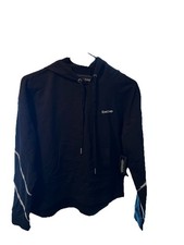 Bebe Sport Women's Tie Dye Hoodie Black  White