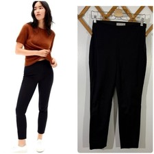 Everlane Side Zip Pants Cotton Dress Trouser Black 4