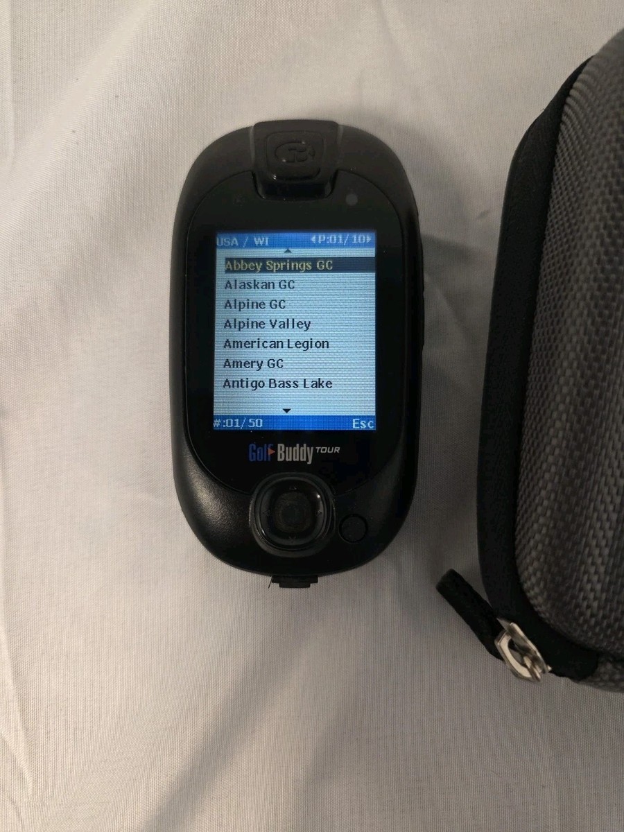 Golf Buddy Pro Tour Compact GPS Range Finder DSC-GB200 Tested And
