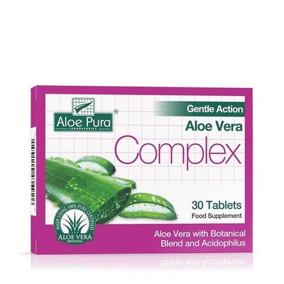 Aloe Pura Aloe Vera Sanfter Wirkkomplex - 30 Tabletten