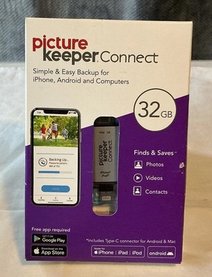  Picture Keeper Connect   32GB   iPhone/Android/Computer Backup   NEW NWT NWB