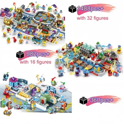 BLOCKTOYZ Among Us Building Block Toy Set – Ghost & Civilian Figures for Boys Gift