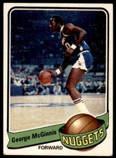 1979-80 TOPPS GEORGE MCGINNIS DENVER NUGGETS #125 VG/EX