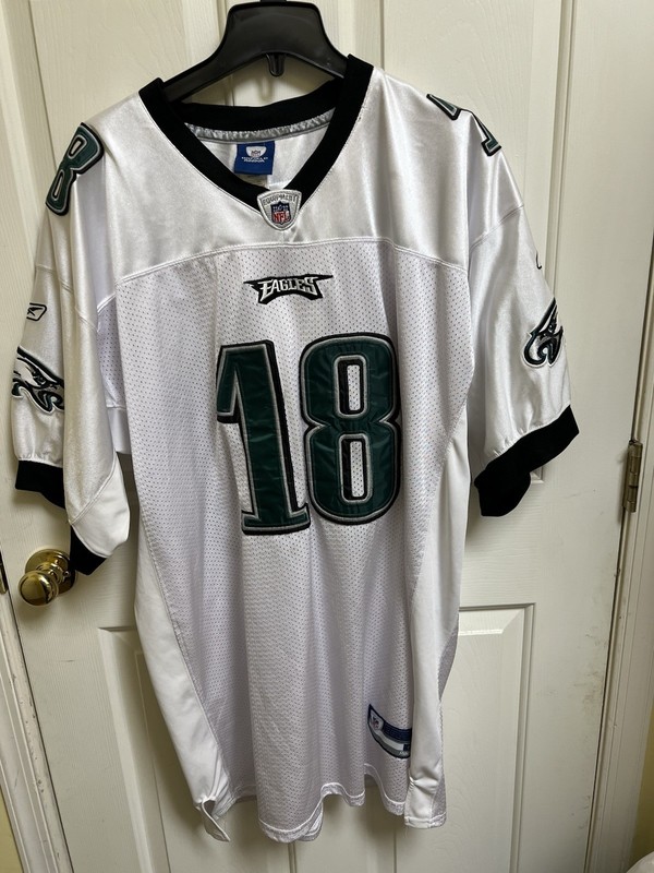 Eagles Jersey Size 54 Men’s White Onfield 