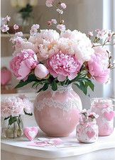 Diamond Painting Kits for Adults Vase 5D DIY Diamond Art Kit Full Drill Diamond