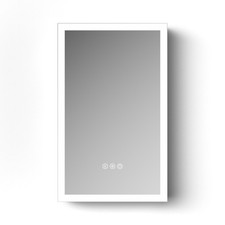 LED Lighted Medicine Cabinet with Mirror, 16 26Inches Bathroom Mirror Cabinet wi