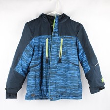 ZeroXposur Blue Zip Up Winter Jacket With Hood Size Boys Medium 10-12