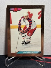 1992-93 Bowman Hockey RAY FERRARO #229 ALL-STAR GOLD FOIL SP