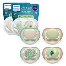 Philips Avent Ultra Air Soothers - Orthodontic Design, for Babies 6-18 Mont