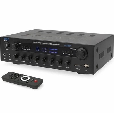 Pyle PHDA6BT 400W HDMI Receiver Bluetooth Home Stereo Amplifier