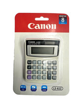 Canon LS-82Z Minidesk Calculator 8 Digit Desktop LCD Solar/Battery