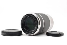 SONY E 55-210mm F4.5-6.3 oss E-Mount SEL55210 silver lens Exc   541A