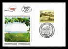 Dr Jim Stamps Austria 1990 Natural Beauties Wine Route Styria First Day Cover