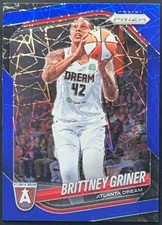 2025 Panini Prizm WNBA Brittney Griner #46 Blue Velocity Atlanta Dream