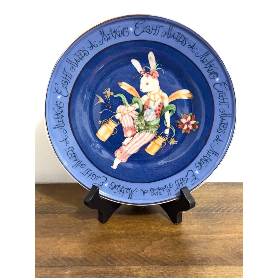 Новый с Ярлыками: Anthropologie - 12 дней Рождества, две черепахи голубей закуска тарелка - Изображение 2 из 4