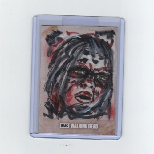 Horror The Walking Dead Sketch Collectable Trading Cards for sale