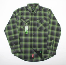 Snap-On Tools Dixxon Flannel ZOMBIE Shirt Green Black Limited Edition Size M