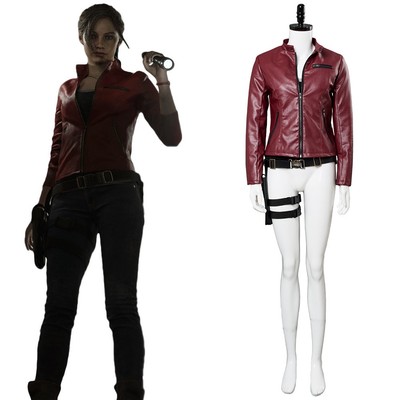 Resident Evil 2 Remake Biohazard Re:2 Claire Redfield CosplayCostume Jacket Coat