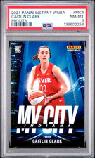Caitlin Clark 2024 Panini Instant WNBA My City #MC4 RC PSA 8 - PR /1,224