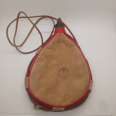 Bota bag, Spanish Boot bag, Wine, Vintage Leather Pouch, Wall Hanging Souvenir