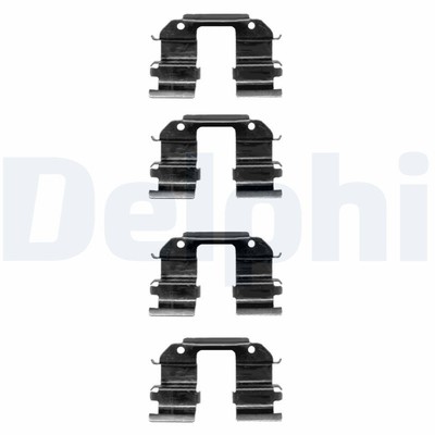 DELPHI Zubehörsatz, Scheibenbremsbelag LX0372 für CHEVROLET DAEWOO
