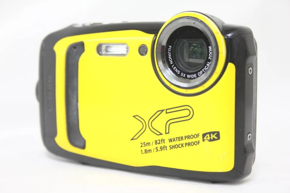 Fujifilm FinePix XP140 Yellow Compact Digital Camera Waterproof 4K Tested Used - Image 2 of 4