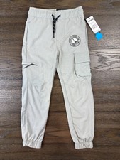 Tony Hawk Gray Junior Cargo Skateboard Pants Stretch Durable Cotton Size L 7 