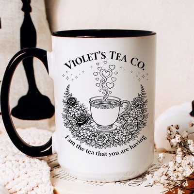 I Am The Tea That You Are Having Mug, Violet Bridgerton, Bookish Tea Lover Gift