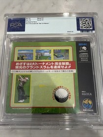 NEOGEO  CD CDZ  Big Tournament Golf CIB Psa 9.6 neo turf  SNK NEO Disc 9.8