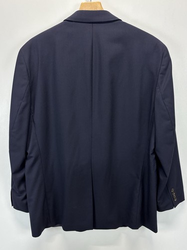 Vtg Polo University Club Ralph Lauren 2 Pc Suit 46R Jacket 40x29 Pants Men Navy - Picture 4 of 15