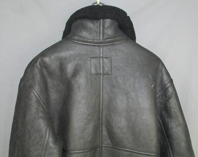 Vintage Schott Bros.Type B-3 Mouton Leather Flight Jacket Bomber