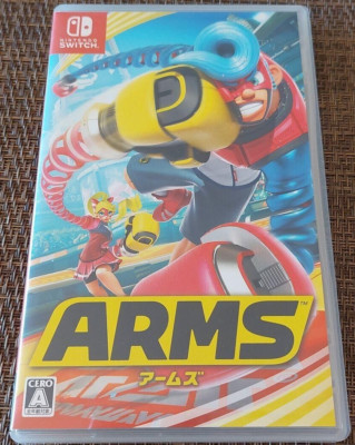 Nintendo Switch ARMS Japanese Games With Box Tested Genuine
