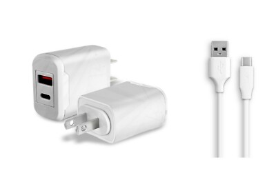 Wall AC Charger+USB Cord for Samsung Galaxy Tab A7 Lite Tablet SM-T220 T225 2021