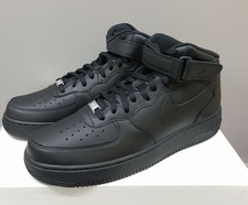 nike air force 1 mid triple black