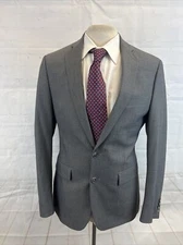 Ryan Seacrest Men's Gray Solid Blazer 38R $395